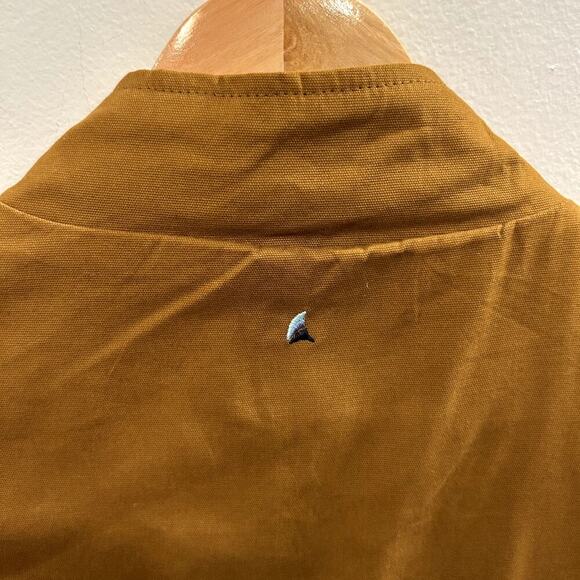 Tailor Vintage Pure Tec Red Buffalo Plaid Lined Vest Jacket Mens L Bronze Brown - Picture 3 of 4